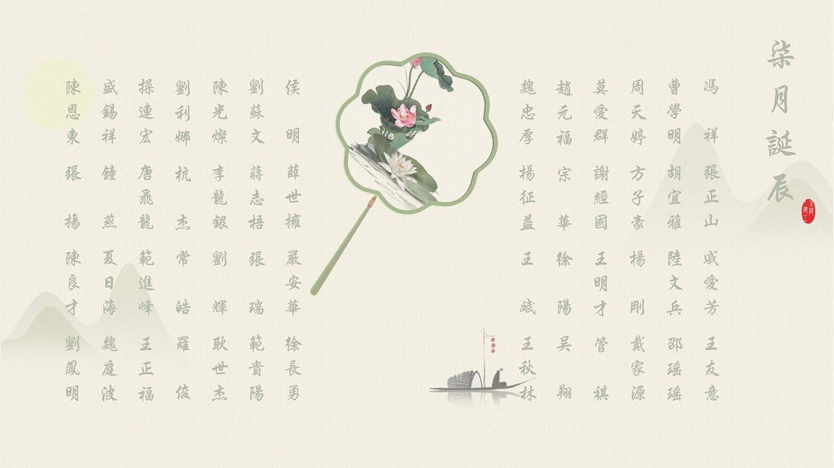【生日祝?！抗ё?月生日的員工生日快樂！