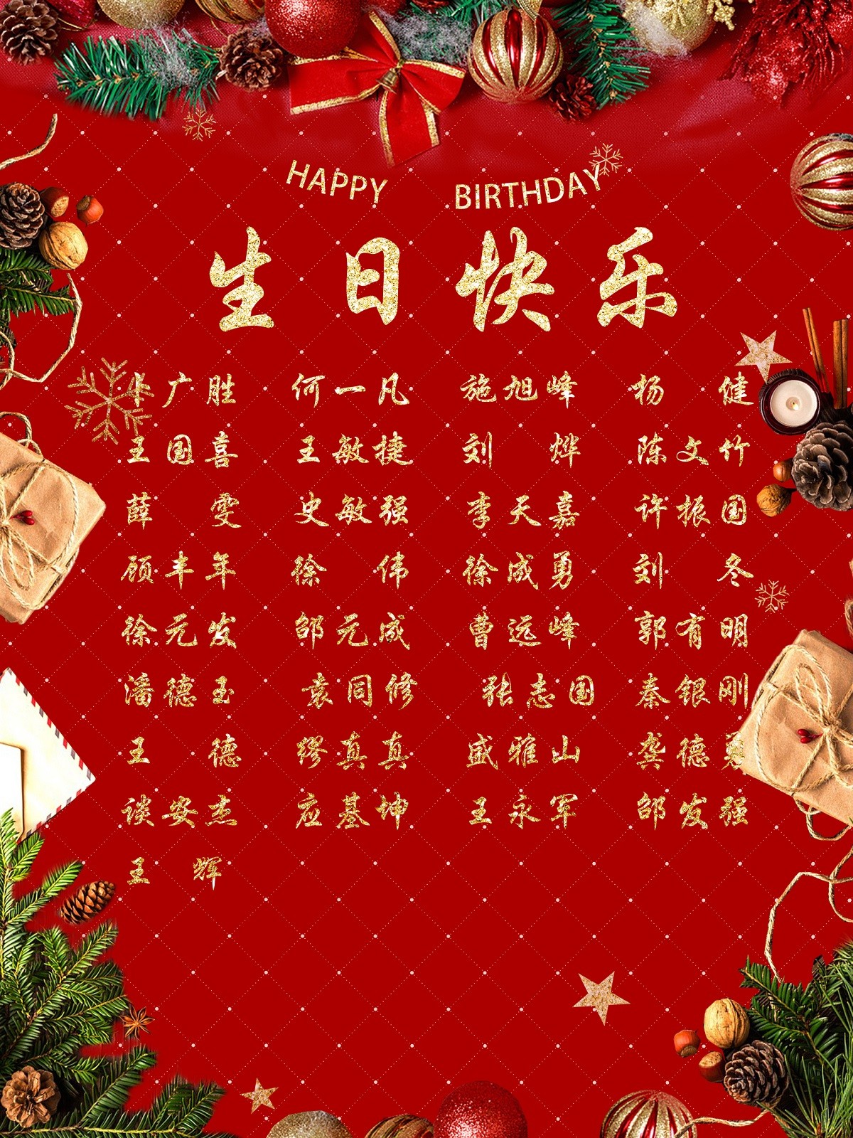 【生日祝?！抗ё?2月生日的員工生日快樂！